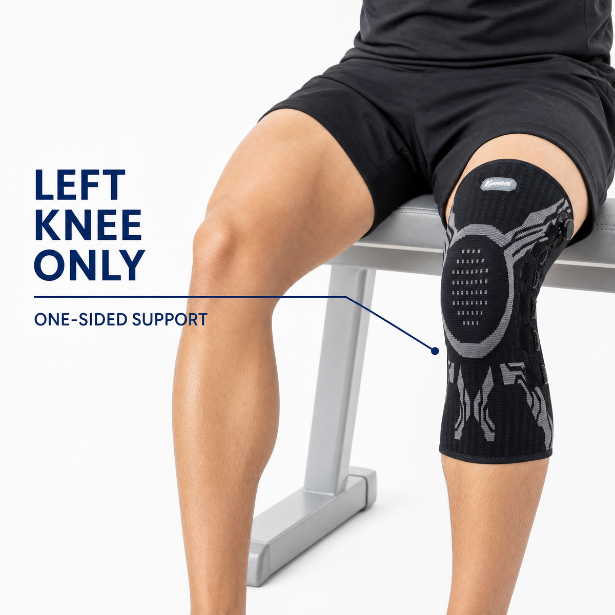 Knee Support with Dial Adjustment