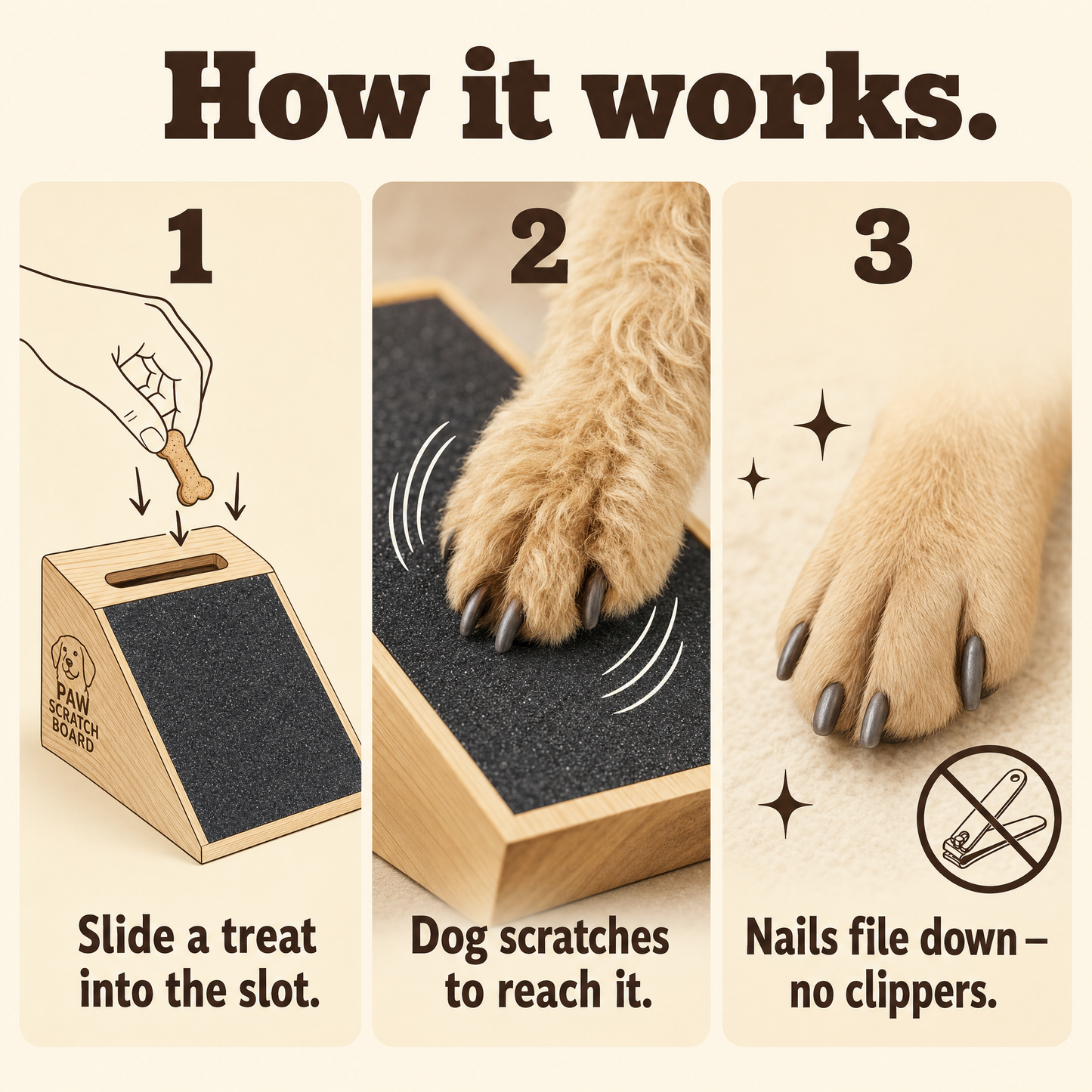Dog Scratch Nail Board