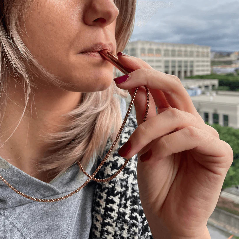 Necklace to relieve anxiety and smoking