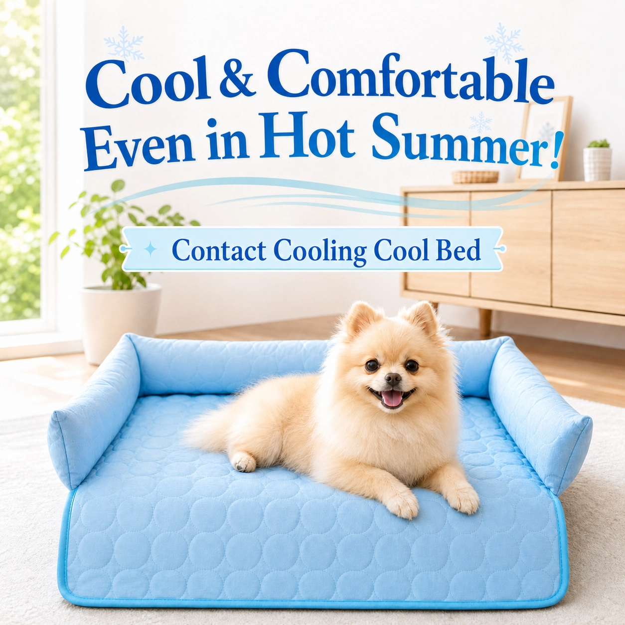 Cooling summer bed