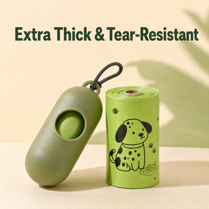 Extra-thick leak-proof toilet bags
