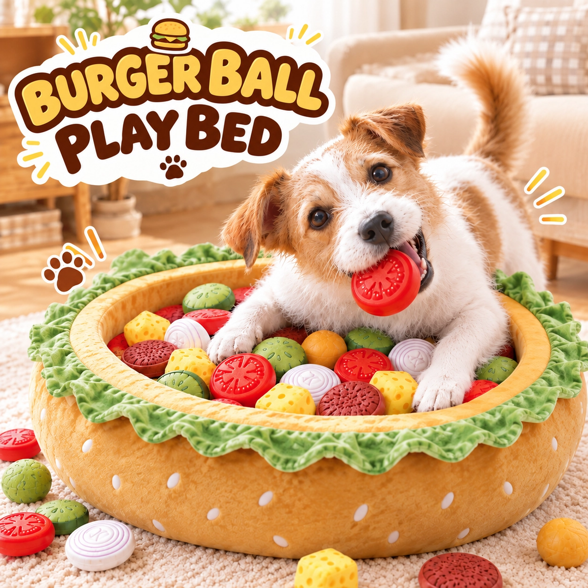 Hamburger Play Bed