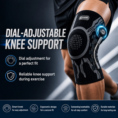 Knee Support with Dial Adjustment