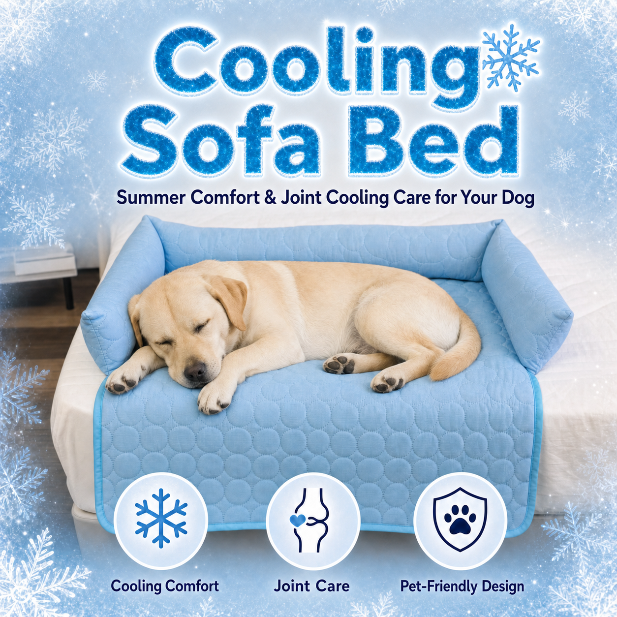 Cooling summer bed